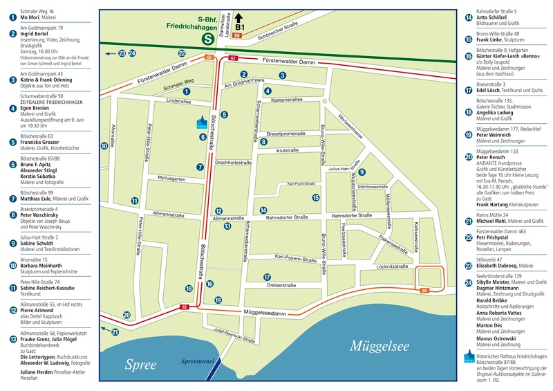 Offene Ateliers und Online-Kunstauktion in Friedrichshagen, Friedrichshagen